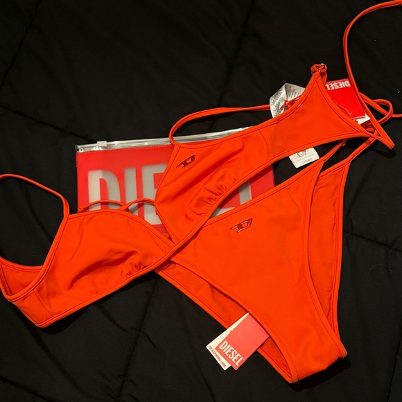Diesel Red String Bikini Set - Picture 4 of 4